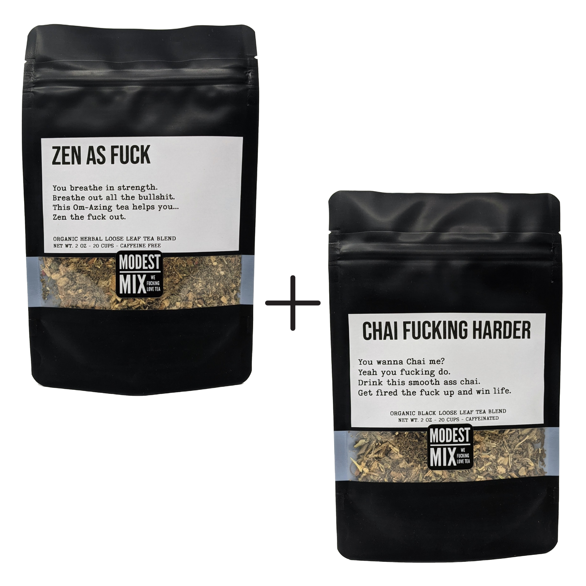 Bundle: Zen As F*ck & Chai F*cking Harder – ModestMix Teas