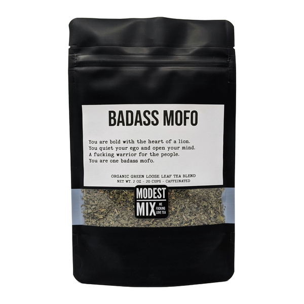 Badass Mofo - bright minty green tea