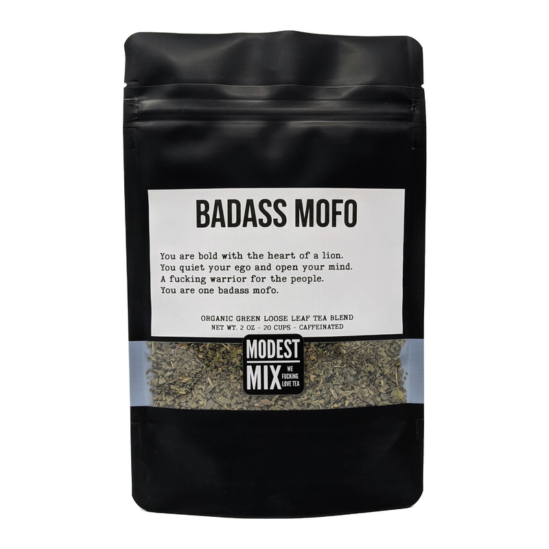 Badass Mofo - bright minty green tea