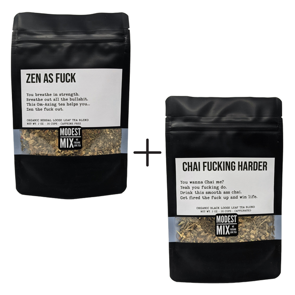 Bundle: Zen As F*ck & Chai F*cking Harder – ModestMix Teas