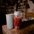 Travel Tea Jar - Sleeve + Lid + Jar