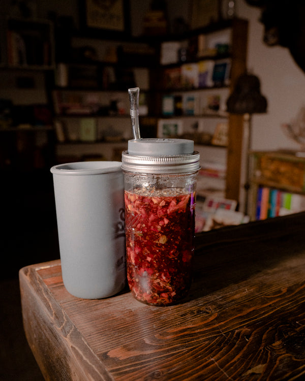 Travel Tea Jar - Sleeve + Lid + Jar